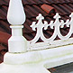 Dirty conservatory roof crestings and finials