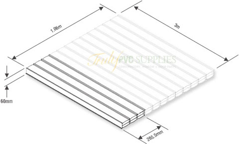 2m Everlite Enduro panel size