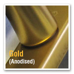 Anodised Gold uPVC Door Handle