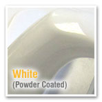 Powder Coated White uPVC Door Handle