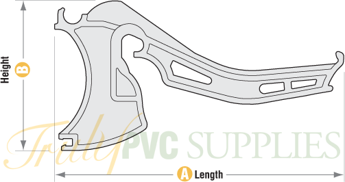 Synseal Global XGC5 conservatory gutter bracket dimensions