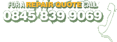 For a conservatory repairs quote, call 0845 839 9069