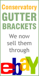 Conservatory gutter brackets avaialbe through eBay