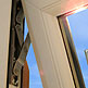 Broken conservatory window hinge
