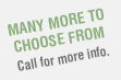 Many lighting choices - call for information