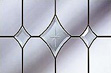 Three diamond bevel top lights