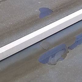 Replacement and repair of cracked Ultralite 500 conservatory roof panels