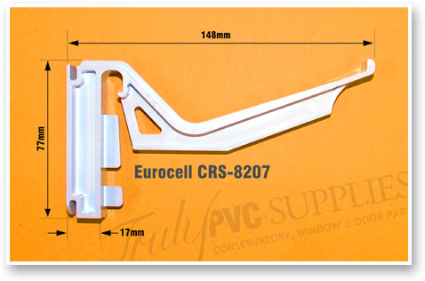 Eurocell CRS-8207 Gutter Bracket Size Measurements
