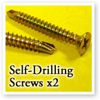 Self-Drilling Screws for Sash Jammer