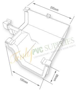 Marshall Tufflex RWKA3 Gutter Corner Joint