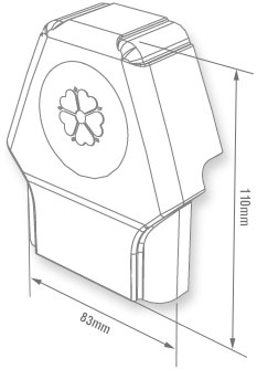 Ultraframe Georgian Glazing Bar Transom Roof Spar End Cap CCG001 CCG 001