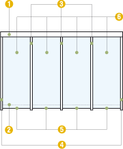 Example Glazed Lean-To Conservatory Roof 4m x 2.5m