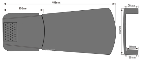 easy Trim EasyVerge Dry Verge Unit Dimensions