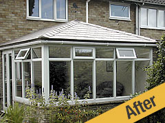After Slate Roof Conversion - attractive, comfortable and watertight